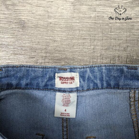 Mossimo Button Front Denim Skirt Size 4 - Picture 2 of 5